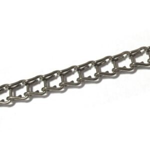 Silver tone 1/4 Ladder Chain - 25ft"