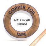 EDCO 1/2 COPPER FOIL 36 YARDS 1.25MIL"