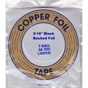 EDCO 3/16 BLACK BACKED FOIL 36 YARDS"