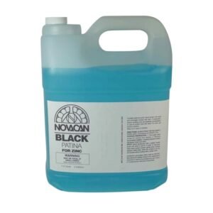 NOVACAN Black Patina for Zinc - 1 GALLON CONTAINER