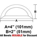 4 HALF CIRCLE BEVEL"