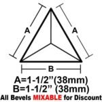 1.5 X 1.5 X 1.5 TRIANGLE