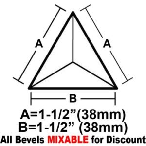 1.5 X 1.5 X 1.5 TRIANGLE