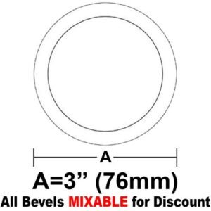3 DIA. CIRCLE BEVEL"