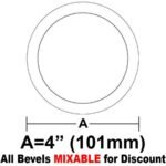 4 DIA. CIRCLE BEVEL"