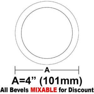 4 DIA. CIRCLE BEVEL"