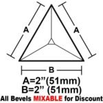 2 x 2 x 2 Triangle Bevel