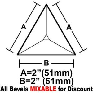 2 x 2 x 2 Triangle Bevel