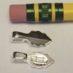 Aanraku Silver Plated Leaf Bail Small (SJBS)