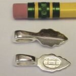 Aanraku Silver Plated Leaf Bail Large (SJBL)