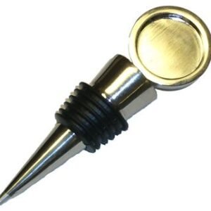 Wine Bottle Stopper (Round Insert Top)