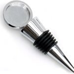 Wine Bottle stainless-steel stopper (round insert top)