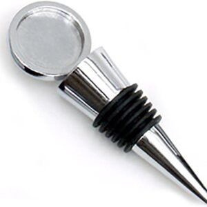 Wine Bottle stainless-steel stopper (round insert top)
