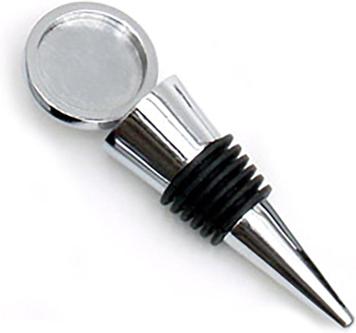 Wine Bottle stainless-steel stopper (round insert top)
