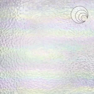 OCEANSIDE - CLEAR HAMMERED IRIDESCENT FUSIBLE