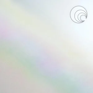 OCEANSIDE - CLEAR SMOOTH IRIDIZED FUSIBLE