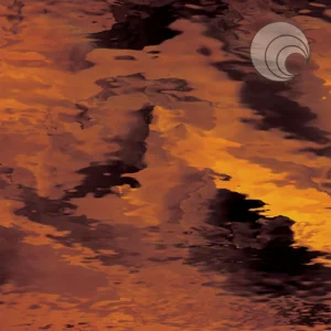 OCEANSIDE - DARK AMBER WATERGLASS FUSIBLE