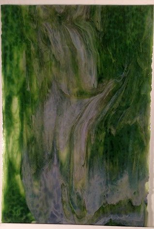 YOUGHIOGHENY - GREEN, ICE WHITE, BLUISH GRAY