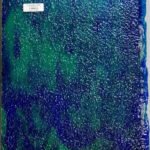 YOUGHIOGHENY -TEAL CATHEDRAL W/COBALT BLUE STREAKS - PER SHEET