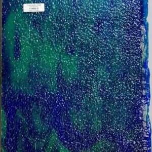 YOUGHIOGHENY -TEAL CATHEDRAL W/COBALT BLUE STREAKS - PER SHEET