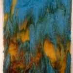 YOUGHIOGHENY - SILVER YELLOW BLUE ORANGE BROWN HILITES STIPPLE