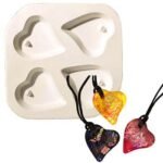 HOLEY HEART QUAD MOLD 5.25 X 5.5""