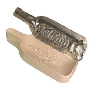 Pineapple Welcome Wine Bottle Mold - 6 3/4 x 17 1/2""