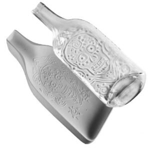 Sugar skull bottle Slump mold