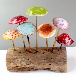 MOLD 2 SMALL MUSHROOM CAPS 5.5 X 9.75""