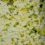 UROBOROS - CRYSTAL CLEAR,WITH LEAF GREEN FRACTURES AND GREEN STREAMERS