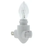 WHITE NIGHT LIGHT BASE WITH BULBS