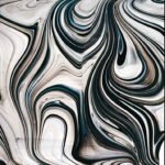 OCEANSIDE BLACK/WHITE CLEAR BAROQUE