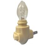 EAGLE BRAND NIGHT LIGHT - IVORY BASE WITH BULB