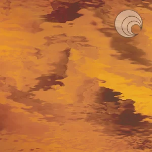 OCEANSIDE - MEDIUM AMBER WATERGLASS - FUSIBLE