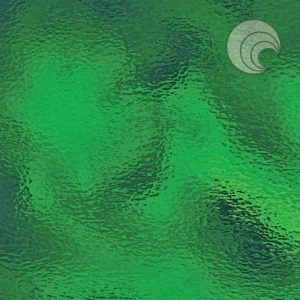OCEANSIDE - MEDIUM GREEN SOLID TRANSPARENT HAMMERED FUSIBLE