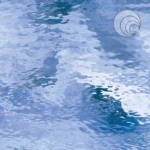 OCEANSIDE - PALE BLUE WATERGLASS FUSIBLE