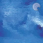 OCEANSIDE - LIGHT BLUE CATHEDRAL WATERGLASS - FUSIBLE