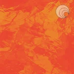 OCEANSIDE - ORANGE TRANSPARENT ARTIQUE FUSIBLE