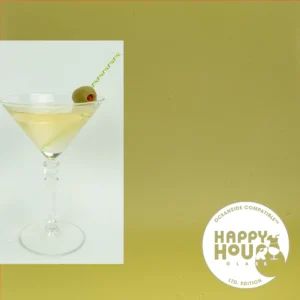 OCEANSIDE HAPPY HOUR DIRTY MARTINI" FUISIBLE"