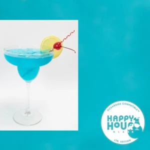 OCEANSIDE - HAPPY HOUR BLUE LAGOON" FUSIBLE HALF SHEETS"