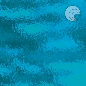 OCEANSIDE - DEEP AQUA ROUGH ROLLED FUSIBLE