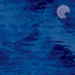 OCEANSIDE - NAVY BLUE WATERGLASS FUSIBLE