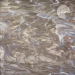 OCEANSIDE - BRONZE/WHITE WISPY FUSIBLE