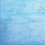 OCEANSIDE - WHITE,SKY BLUE OPALESCENT - FUSIBLE