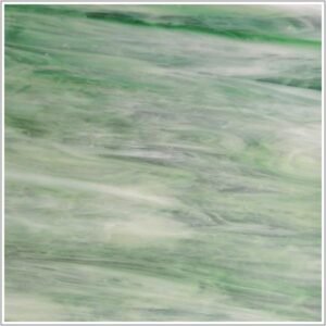 Wissmach - wispy green & white opal