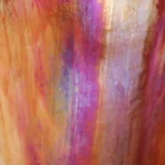 WISSMACH - SELINIUM ORANGE OPAL/CLEAR IRIDESCENT