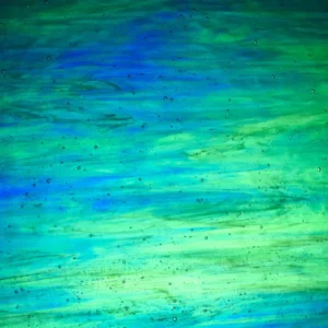 WISSMACH - MYSTIC - MEDIUM GREEN WITH STREAKS OF DK. BLUE & WHITE OPAL
