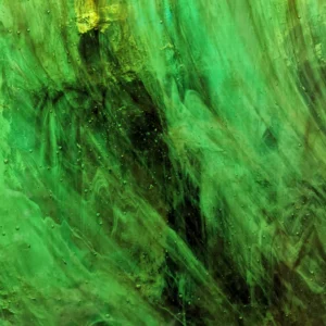 WISSMACH - MYSTIC - MED. GREEN WITH STREAKS OF GREEN & WHITE OPAL