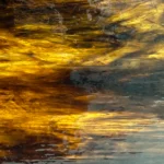 WISSMACH - MYSTIC - LT. AMBER WITH STREAKS OF BROWN & WHITE OPAL