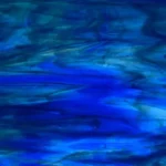 WISSMACH - MYSTIC - LIGHT BLUE WITH STREAKS OF DK. BLUE & WHITE OPAL